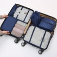 thumbnail image 2 of AUXDIQ 7 PCS Packing Cubes for Suitcase Travel Luggage Organizer Bags Set Packing Organizers Compression Suitcase Bag Travel Essential Bag, 2 of 5