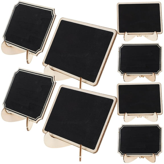 WHAMVOX  20 Pcs Chalk Board Small Message Mini Chalkboard Coffee Sign