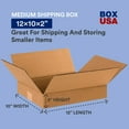 thumbnail image 2 of Box USA Flat Corrugated Boxes Pack of 25, 2 of 4