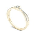 thumbnail image 2 of 1/4 Carat T.W. Diamond Split Shank Three-Stone 10kt Yellow Gold Engagement Ring, 2 of 5