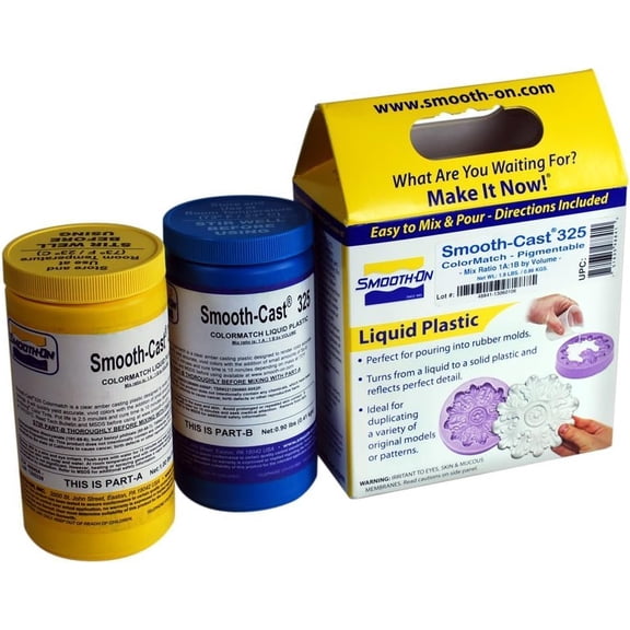 Smooth-On Smooth-Cast 325 ColorMatch Liquid Plastic Compound Smooth Cast 325