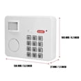 thumbnail image 4 of Methold Sensor de movimiento PIR inalámbrico, alarmas, teclado de seguridad para sala de estar, detectores de alertas, dispositivo de Cables de audio/vídeo, 4 of 6