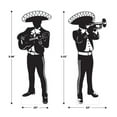 thumbnail image 2 of Beistle 58311 Mariachi Silhouette Stand-Ups Cutout - Pack of 12, 2 of 7