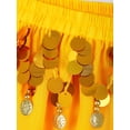 thumbnail image 7 of TiaoBug Womens Belly Dance Pants Side Split Sequins Yoga Bloomers Pants Hippie Jogger Trousers Yellow One Size, 7 of 7