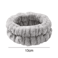 thumbnail image 2 of Diadema de Spa para mujer, diadema de maquillaje Facial de microfibra con muñequeras, diadema elástica y esponjosa para lavado de cara, 2 of 5