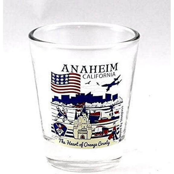Anaheim California Great American Cities Collection Shot Glass