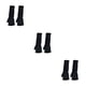 thumbnail image 4 of Guantes sin Dedos Qarigey Color Negro y Gris, 4 of 6