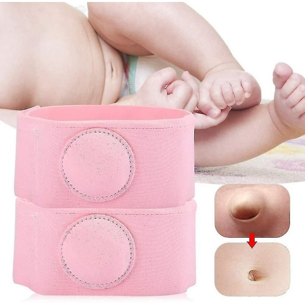 Fashion Umbilical Hernia Belt Baby Belly Button Band Infant Belly Wrap  Abdominal Binder Hernia Truss Support Adjustable Navel Belly