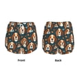 thumbnail image 3 of Cauagu Cute Puppy Print Women's 2 in 1 Running Shorts Athletic Workout Gym Yoga Shorts Running Shorts for Women-XX-Large, 3 of 7