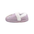 thumbnail image 4 of Disney Frozen 2 Elsa Anna Female Girls Toddler Purple Plush A-Line Slippers, 4 of 7