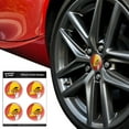 thumbnail image 2 of Looney Tunes Speedy Gonzales Tire Wheel Center Cap Resin-Topped Badges Stickers, 2 of 4