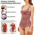 thumbnail image 6 of Corset Seamless Waist Trainer Tummy Control Bustiers Butt Lifter Shapewear Women Bodysuit Tummy Control Cuff Tummy Trainer BROWN XS-S, 6 of 8