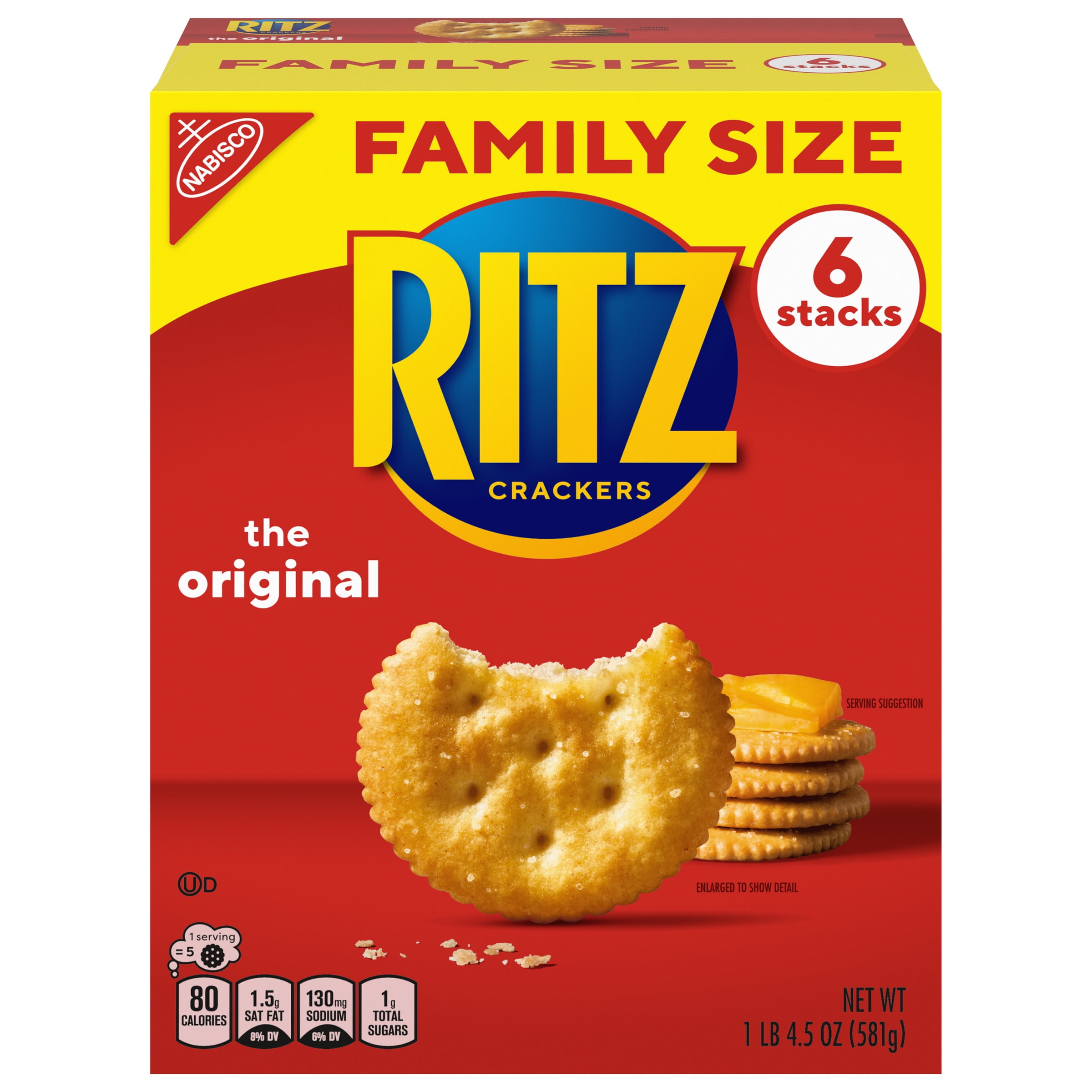 RITZ Original Crackers, Family Size, 20.5 oz