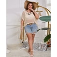 thumbnail image 6 of Beach Coverup Tops Hollow Out Plus Size Swimwear Bikini Swimsuit Cover ups Bathing Suit Coverups, 6 of 6