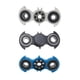 thumbnail image 5 of Bat dedo Spinner Fidget juguete alta calidad híbrido cojinete de cerámica de la vuelta Irfora Negro, 5 of 7