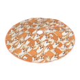 thumbnail image 2 of Balery Corgi Animal Printed Christmas Tree Skirt , Merry Christmas Party Christmas Tree Decoration,Adjustable Tree Skirt-36", 2 of 8