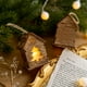 thumbnail image 4 of pstuiky Adorno navideño de casa de madera luminosa, colgante creativo para árbol de Navidad, muñeco de nieve, alces, copo de nieve, iluminación para casa, decoraciones navideñas, 4 of 6