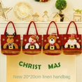 thumbnail image 3 of Bolsa de regalo con adornos navideños, Papá Noel, muñeco de nieve, cervatillo, bolsa de regalo para niños, bolsa de dulces, bolsa de mano navideña, 3 of 5