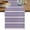 Lilac, Purple, White, variant on Blue Grey Striped Short Table Runner 36 Inches Long,Farmhouse Stripes Modern Abstract Art Cotton Linen Table Runners Dresser Scarves,Fabric Tabletop Scarf Furniture Cover for Dinner Party 13"x36"