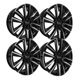thumbnail image 1 of Rines IMP Wheels 4 Black Polished 22 6X139.7 Chevrolet Silverado 1500, 1 of 2