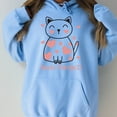 thumbnail image 4 of You're Purrfect Cat Lover Hoodie Sweatshirt, 4 of 5