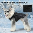 thumbnail image 5 of UOSIA Winter Coat with Waterproof Fabric and Hood, Dog Jacket with Reflective Strap, 5 of 6