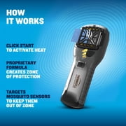 Thermacell Fuel-ZoneGuard Extreme Fuel Powered Mosquito Repeller with 12-Hr Refill, Green