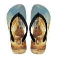 thumbnail image 2 of Psesaysky Boys' Beach Sandal Horse Desert Print Trendy Slip-on Flip-Flop Sandals for Swim Pool Size 12, 2 of 7