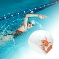 thumbnail image 2 of Unique Bargains 1 Pc Silicone Waterproof Cartoon Swim Cap White, Orange ["Fox"], 2 of 5