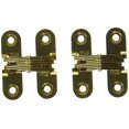 thumbnail image 1 of SOSS 203CUS4 #203 Satin Brass Invisible Hinge (1 Pair), 1 of 2