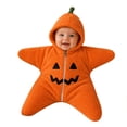 thumbnail image 3 of Dakiuu Halloween Star Shape Baby Swaddle Sack Zipper Wearable Sleep Blanket For Newborn Infant Baby Boys Girls Outfit 0‑3 Months One Size, 3 of 8