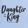 thumbnail image 5 of Wild Bobby Daughter Of The King 2 Corinthians 6:18 Inspirational/Christian Women Graphic Long Sleeve Tee, Light Blue, Medium, 5 of 5