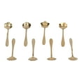 thumbnail image 1 of Spoons, Stainless Steel Flower Design Coffee Spoon Set Gold Plated Tea Stirring Scoop, 1 of 8