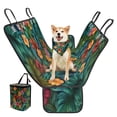 thumbnail image 2 of Pzuqiu Tropical Hibiscus Flowers Dog Car Seat Cover for Back Seat Waterproof Dog Hammock Nonslip Pet Backseat Cushion Cover with Dogs Bandanas Car Garbage, 2 of 6