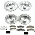 thumbnail image 3 of PowerStop Front and Rear Z26 Street Warrior Carbon-Fiber Ceramic Brake Pad and Drilled and Slotted Rotor Kit Fits: DODGE MITSUBISHI Select Models K800-26, 3 of 9