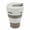 gray, variant on WellDeco 11.84 fl oz Collapsible Coffee Cup, Foldable Spill Resistant BPA-Free Silicone Travel Cup Mug for Office Hiking Outdoor Trips