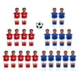 thumbnail image 2 of 22x Foosball Men Football Players with Ball Game Accessories, 2 of 6