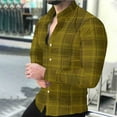 thumbnail image 2 of qolati Button Up Shirts for Men Classic Fit Long Sleeve Dress Work Shirts Lightweight Casual Regular Fit Fall Plaid Shirts, 2 of 8