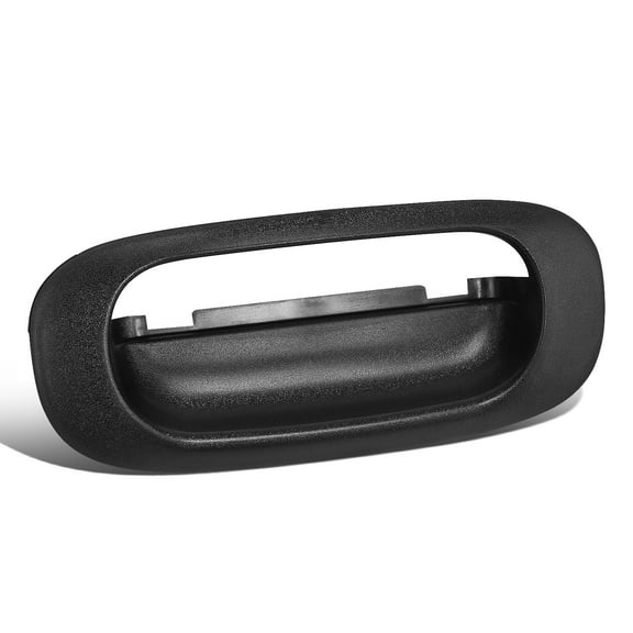 DNA Motoring OEM-THO-00064 For 1997-2010 Dodge Ram Dakota Mitsubishi Raider Rear Textured Black Tailgate Handle Bezel