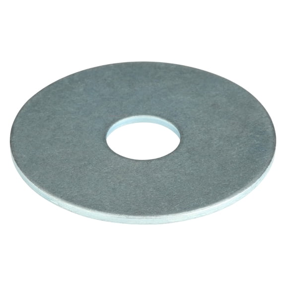 Fender Washer, Fits Bolt Size 3/8" , Steel Zinc Plated Finish, 100 PK(U38210.037.0150)