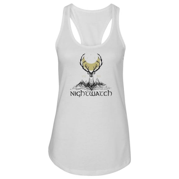 Stay Wild Deer Racerback Tank Women -Image by Shutterstock, Female x-Large