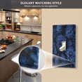 thumbnail image 5 of Light Switch Cover Switch Plate Outlet Cover Plug Cover for Electrical Unused Outlet Cover Deep Blue Flower, 5 of 6