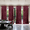Burgundy Red, variant on Crushed Velvet Curtains with Rod Pocket Luxurious Thermal Insulated Soundproof Drapes for Dining Room Soft and Durable Light-Filtering Window Treatments, 4 Panels