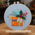 thumbnail image 1 of WIZUTIZ Beginner's Embroidery Flower Kit Beginner Hand Embroidery 0 Based Diy Hand Embroidery Material Package Home Gadgets No Need to Wash up to 50% Off, 1 of 3