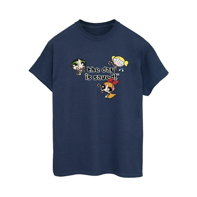 The Powerpuff Girls T-Shirt Boyfriend en Coton pour Femmes