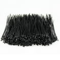 thumbnail image 2 of 4" Black Zip Ties Cable Nylon Wrap 18 lbs Tensile Strength for Indoor Outdoor (1000 Pack), 2 of 5