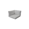 thumbnail image 2 of TK Classics Covers for Corner Chair Cushions 4" Thick in Grey, 2 of 4