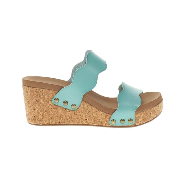 Corkys Womens Obviously Studded Wedge Casual Shoes