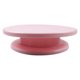 thumbnail image 2 of giratoria giratoria antideslizante soporte de pastel redondo giratoria Rosado Sunnimix tocadiscos para decorar pasteles, 2 of 7