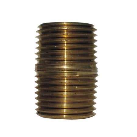 3/8 in. MPT Brass Close Nipple